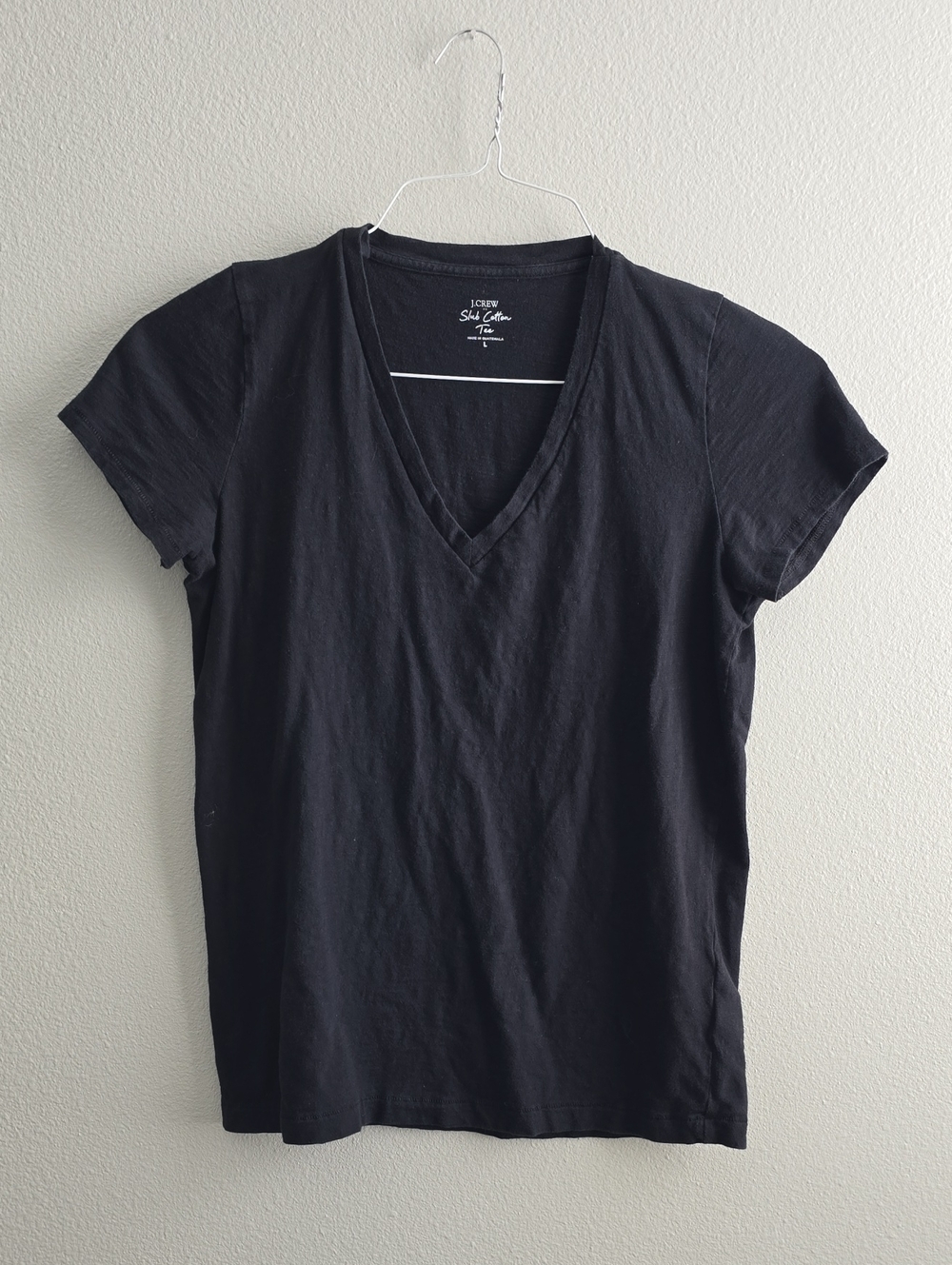 7/27 JCREW SLUB COTTON TEE
